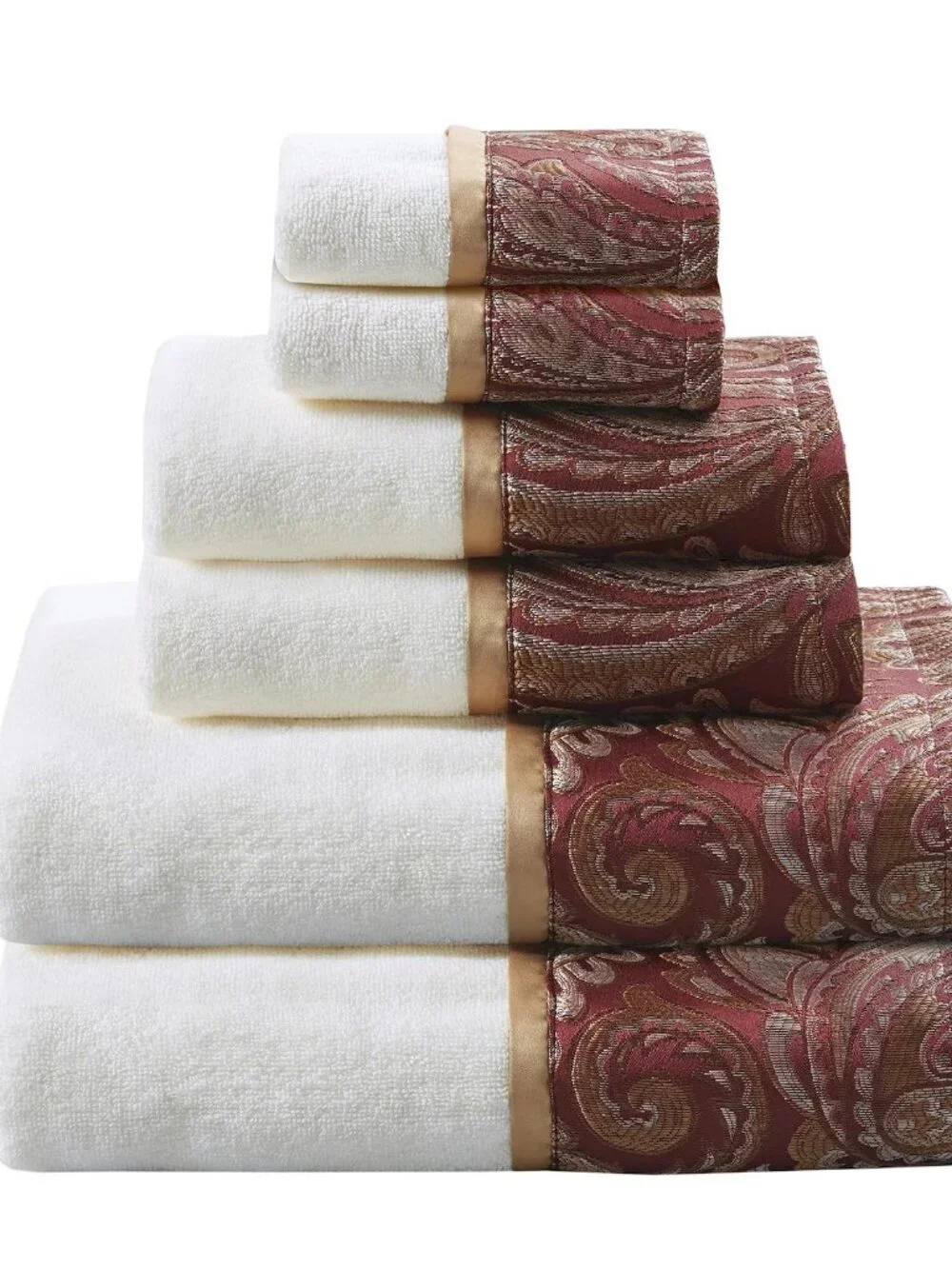 Madison Park Whitman Set Shower Curtain and 6 Piece Towel Set, NWT